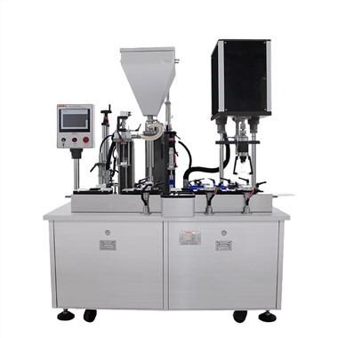 ماكينة تعبئة وتغطية زجاجات كريم الوجه الأوتوماتيكية